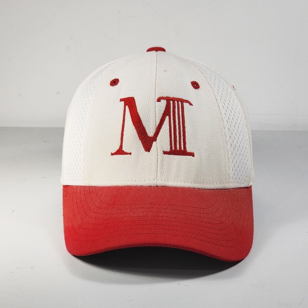 Richardson PTS Baseball Hat White Cream Red Size 14 MED / LG